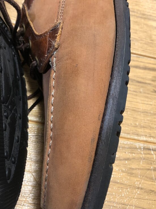 Allen Edmonds men derbys Style Roanoke, light cognac, 14 main image 4